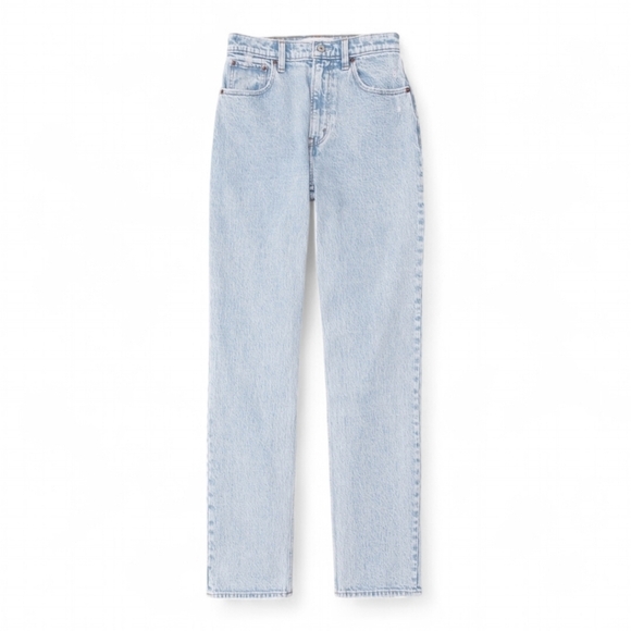 Abercrombie & Fitch 90s Ultra High Rise Straight Leg Jean Women's 16 Short - Picture 11 of 14